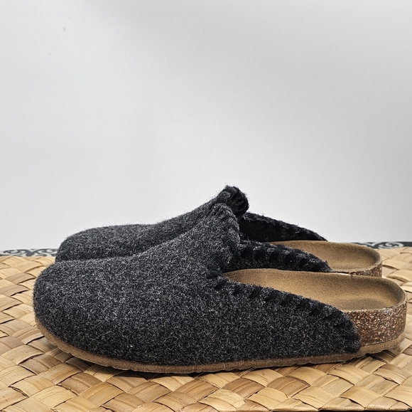 Garnet Hill Cork Mule Gray Slip-Ons Size 10 - Picture 2 of 10